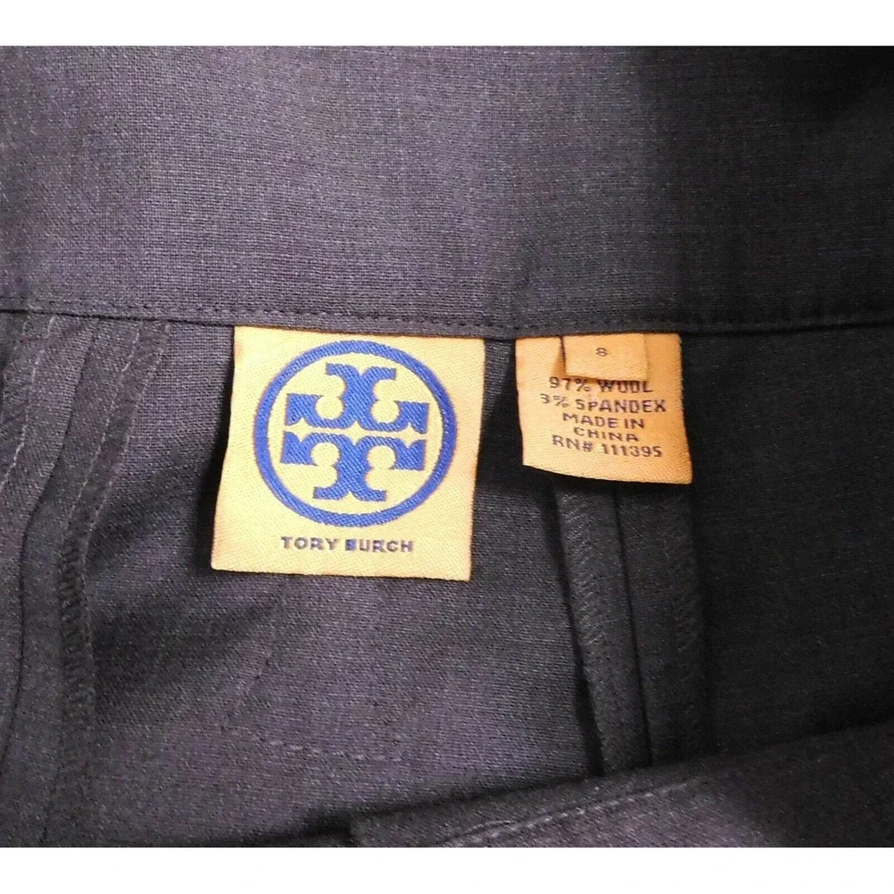 Tory Burch Brown‎ Knee Length Pleated Skirt sz 8